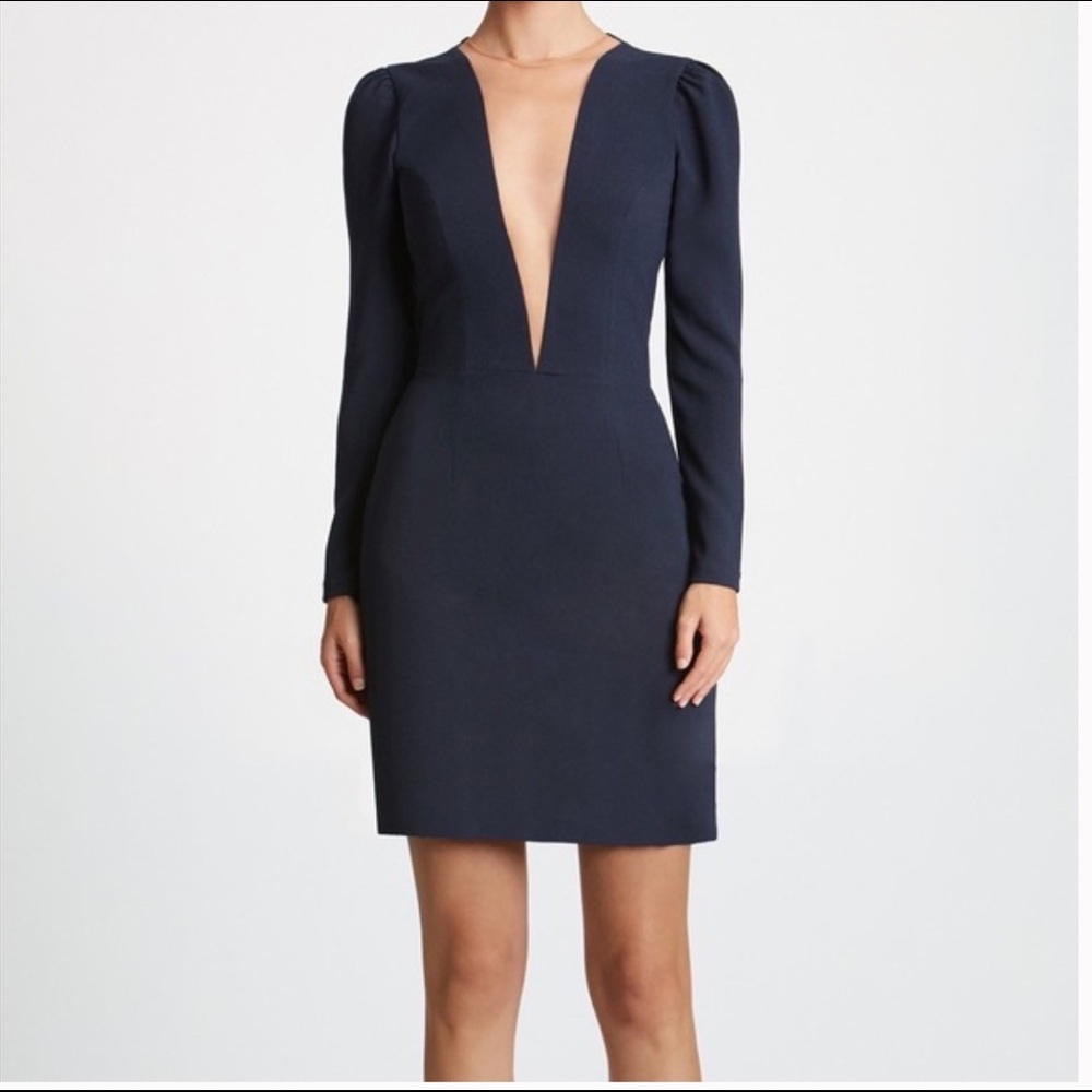Beautiful unworn navy Dress the population Kelli Dress.